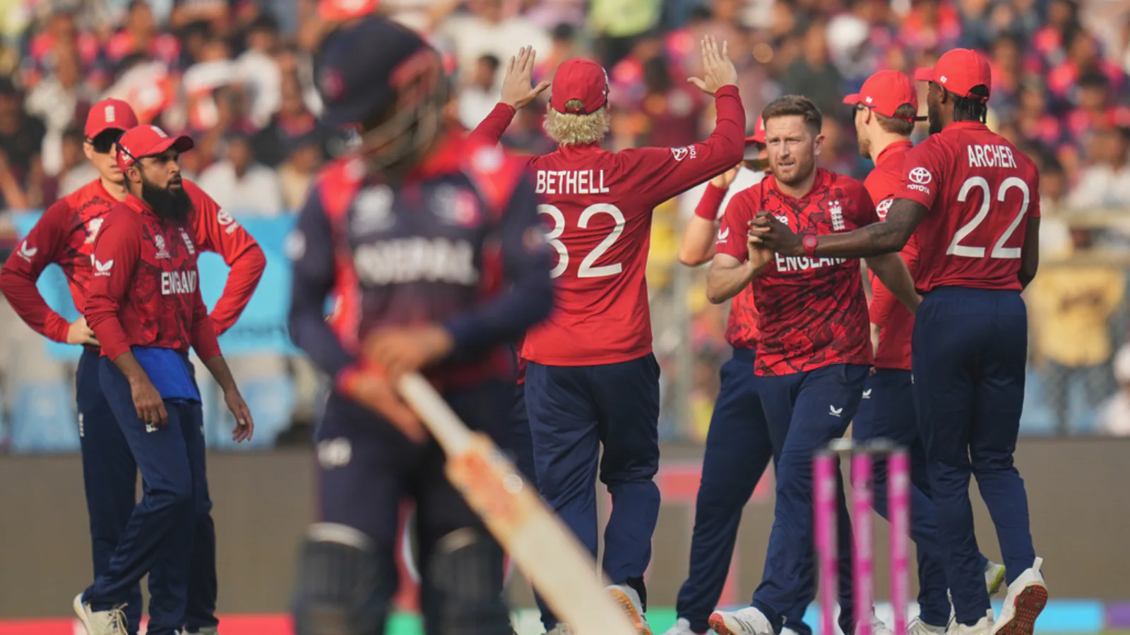 Nepal Falls Short in Thrilling T20 World Cup Clash Against England